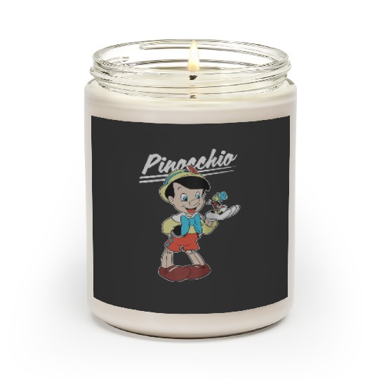 disneys Pinocchio And Jiminy Cricket Raglan Scented Candles