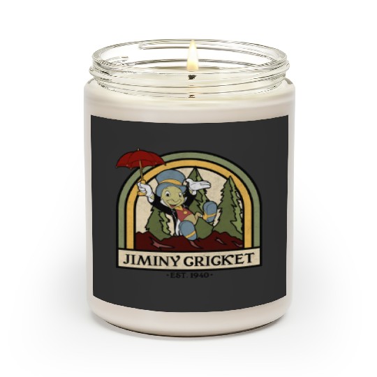 disneys Pinocchio Jiminy Cricket Established 1940 Scented Candles