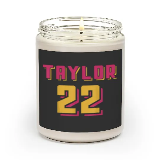Discover First Name Taylor Pink Numbers Taylor 22 For Kids Boys Girls Gifts  Scented Candles