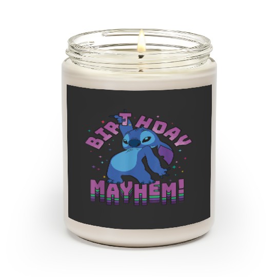 Disney Lilo & Stitch Disco Dance Birthday Mayhem Scented Candles