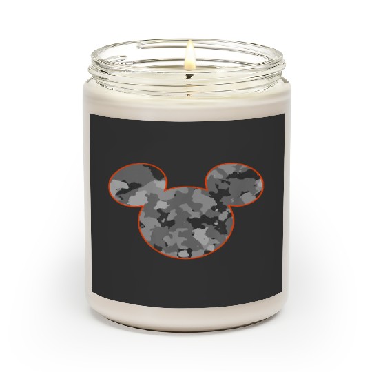 Disney Mickey And Friends Camouflage Mickey Ears Scented Candles
