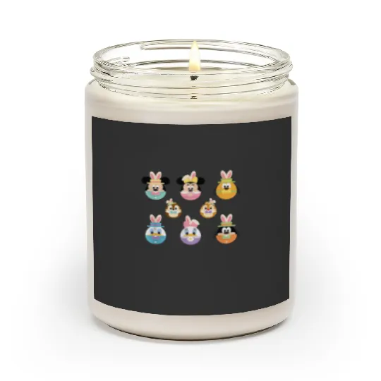 Disney Mickey And Friends Cute Easter Bunny Ears Scented Candles