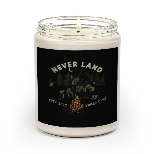 disneys Peter Pan Lost Boys Neverland Summer Camp Scented Candles