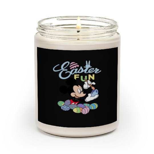 Disney Mickey Mouse Easter Fun Painting Eggs8 Scented Candles