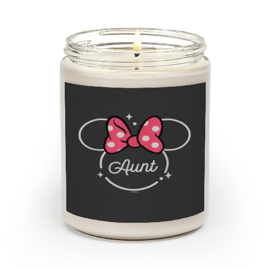 Disney Minnie Mouse Aunt Family Head Icon Magic Scented Candles