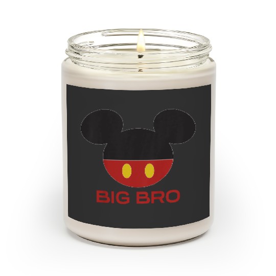 Disney Mickey Mouse Red Shorts Icon Big Bro Brother Family Gifts Trends Scented Candles