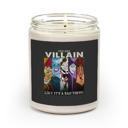 disneys Villains You Say Villain Like It's A Bad Thing Scented Candles
