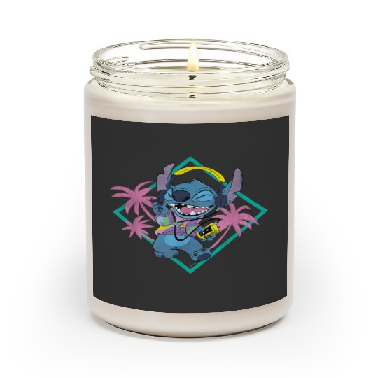 Disney Stitch ‘90s Vibe Retro Distressed Scented Candles