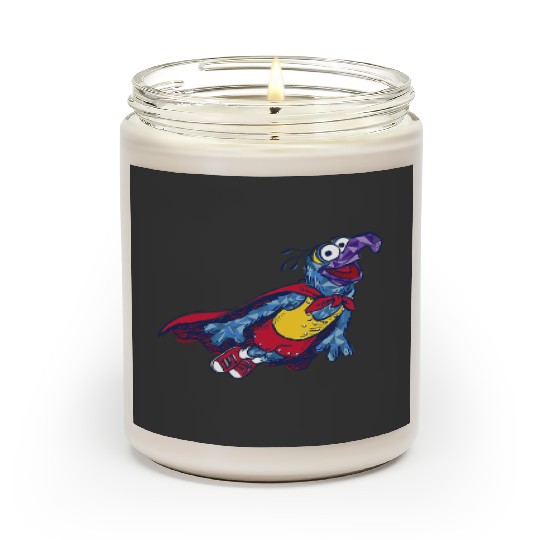 Disney The Muppets Flying Vintage Prism Super Hero Gonzo Scented Candles