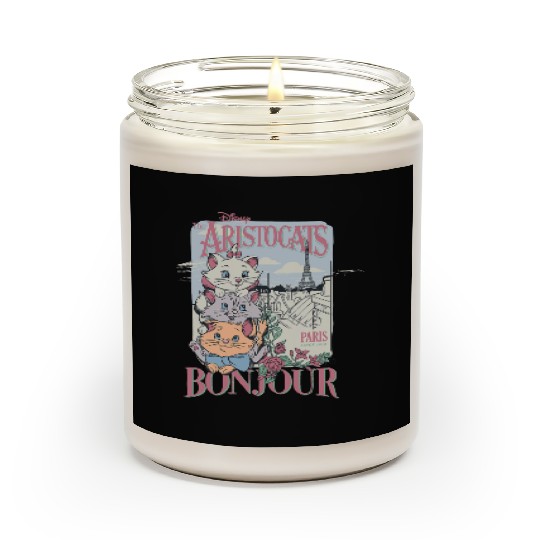 Disney The Aristocats Bonjour Paris Since 1979 Vintage Ad Scented Candles
