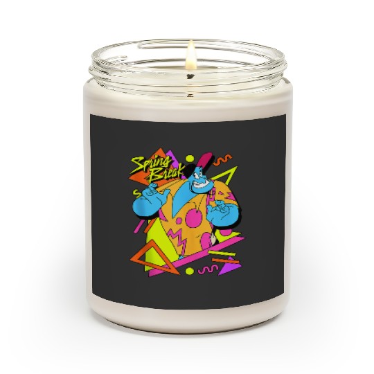 disneys Aladdin Genie Spring Break 90's Style Portrait Scented Candles