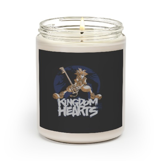 Disney Kingdom Hearts Sora Warrior Stance Graffiti Vintage Scented Candles