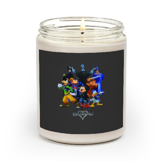 disneys Kingdom Hearts Magical Characters Mash Up Chest Logo Scented Candles
