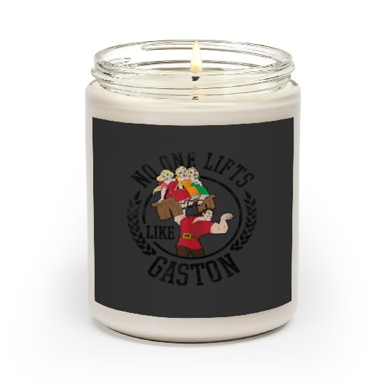 Disney Beauty and the Beast No One Lifts Like Gaston Badge Scented Candles