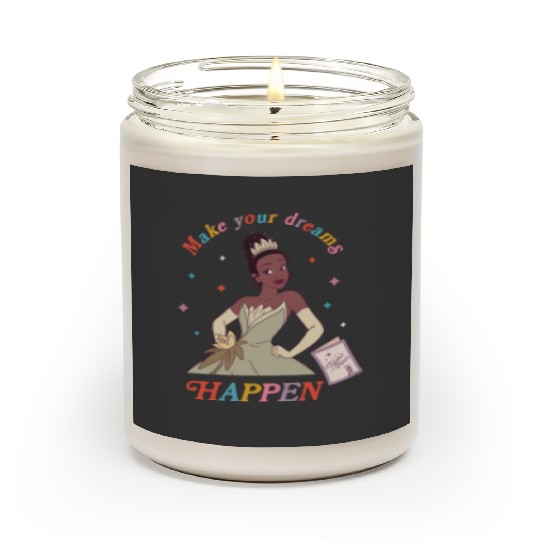 Disney Princess and the Frog Tiana Make Your Dreams Happen Scented Candles