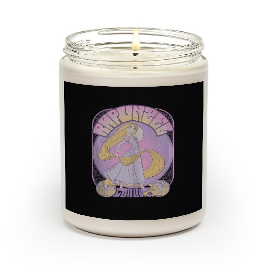 disneys Tangled Rapunzel Seventies Retro Poster Scented Candles