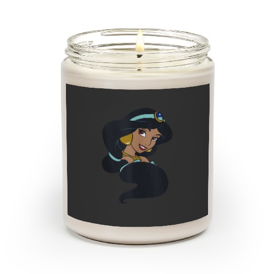 Disney Aladdin Jasmine Hair Swirl Big Portrait Scented Candles