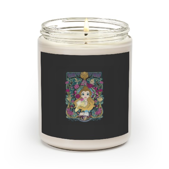 Disney Beauty And The Beast Belle Surrounded Gra Scented Candles