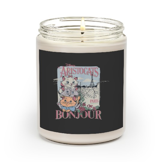 Disney The Aristocats Bonjour Paris Since 1979 Vintage Ad gifts trends Scented Candles