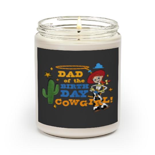 disneys And Pixars Toy Story Dad Of The Birthday Cowgirl Scented Candles