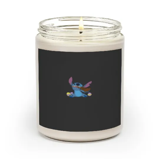 Disney Stitch Eats Chocolate Bunny Easter Scented Candles