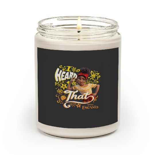 Disney Encanto Dolores I Heard That Portrait Scented Candles