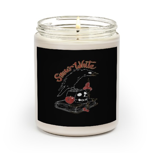 Disneys Snow White Queens Crow On Skull Graphic Scented Candles