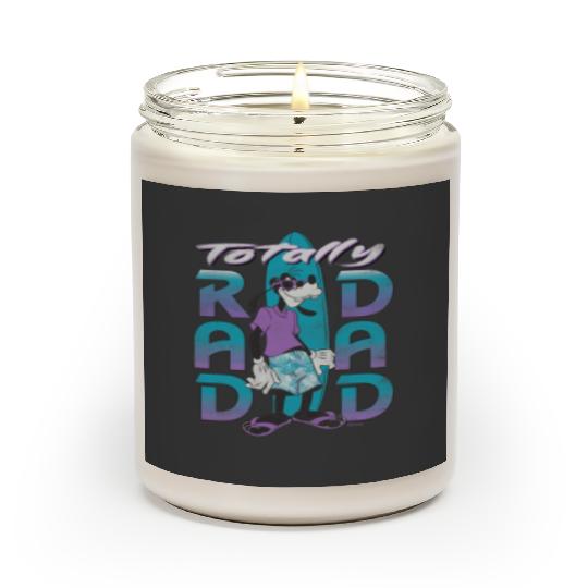 Disney Goofy Totally Rad Dad Father’s Day Surfing Distressed Scented Candles