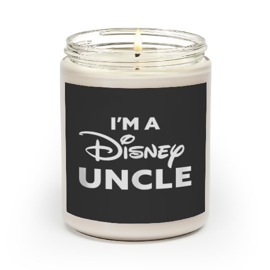 Disneys Classic I'm A Disneys Uncle Bold Center Logo Scented Candles