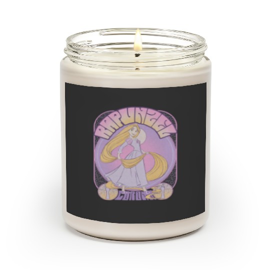 Disney Tangled Rapunzel Seventies Retro Poster Scented Candles