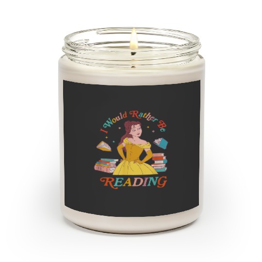 Disney Beauty and the Beast Belle I Would Rather Be Reading Scented Candles