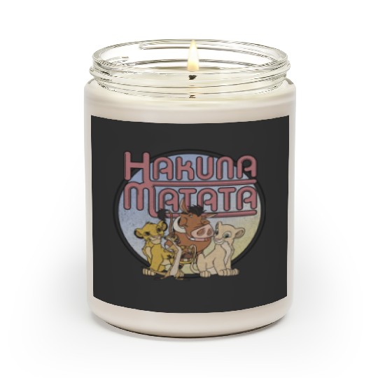 Disney Lion King Retro Hakuna Matata Simba And Friends Scented Candles
