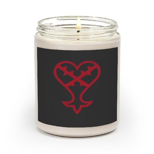 Disneys Kingdom Hearts Classic Evil Heartless Big Chest Logo Scented Candles