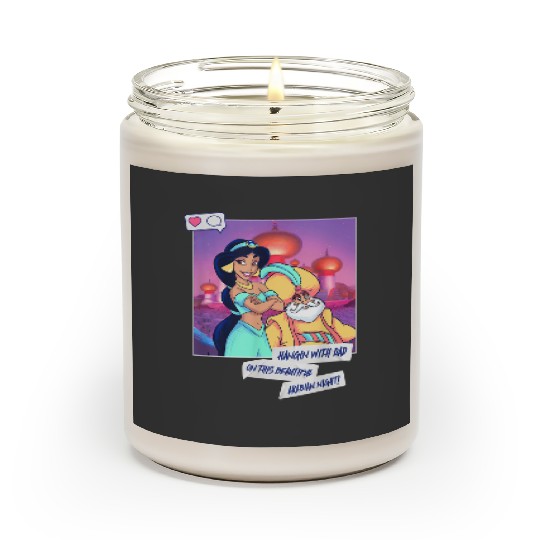 Disneyss Princess Aladdin Jasmine And The Sultan Poster Scented Candles