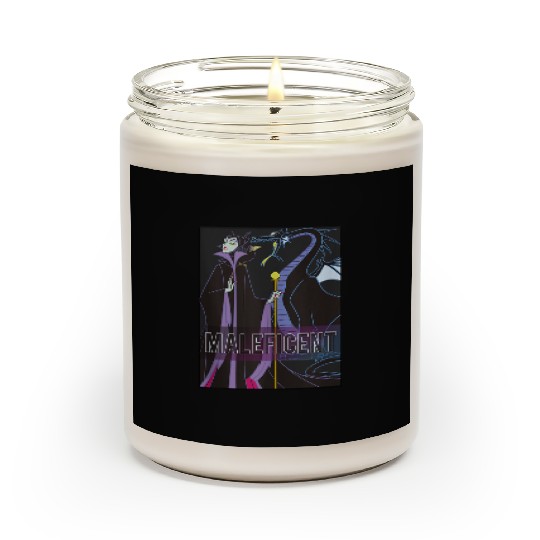 Disney Villains Classic Maleficent Panel Scented Candles