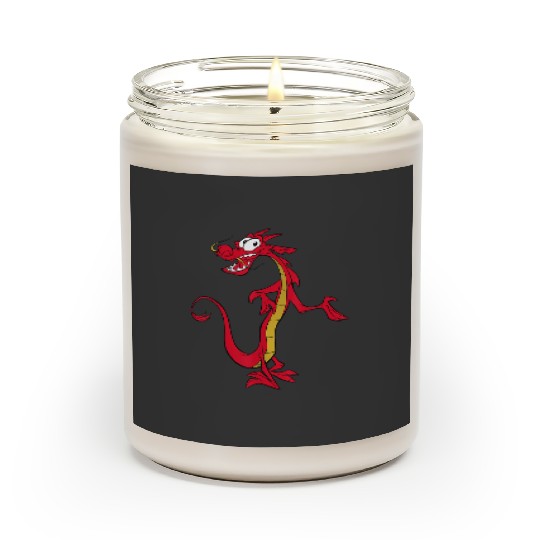 Disney Mulan Mushu Dragon TShirt Scented Candles