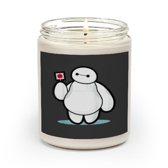Disney Big Hero 6 Baymax With Lollipop Cute Shot gifts  Scented Candles