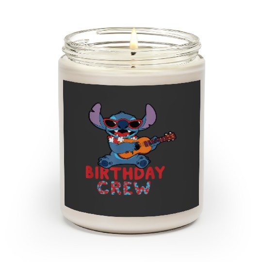 Disney Lilo Stitch Tropical Birthday Crew Party Matching Scented Candles