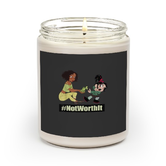 Disney WreckIt Ralph Tiana Vanellope Not Worth It Scented Candles