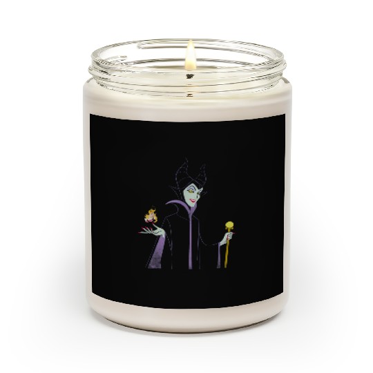 Disney Sleeping Beauty Maleficent Outline Flame Scented Candles