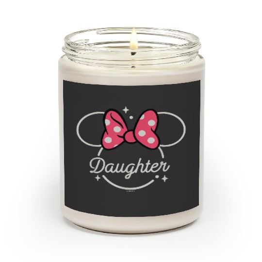 Disney Minnie Mouse Daughter Head Icon Magic Family Trip gifts  Scented Candles