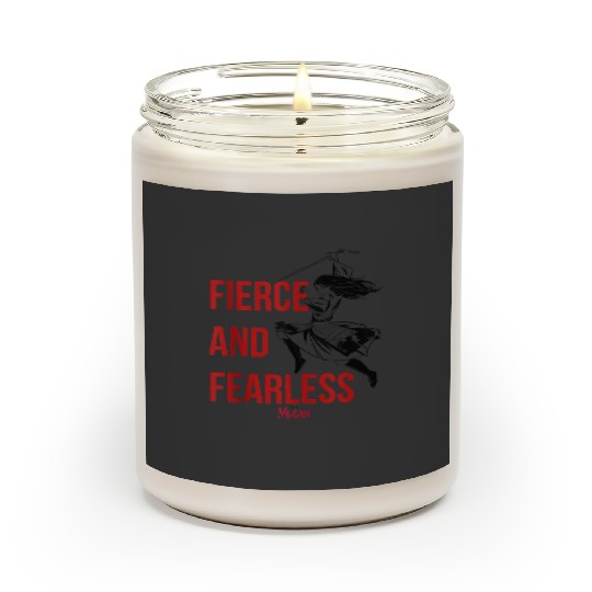 Disney Mulan Live Action Fierce And Fearless Action Pose Scented Candles