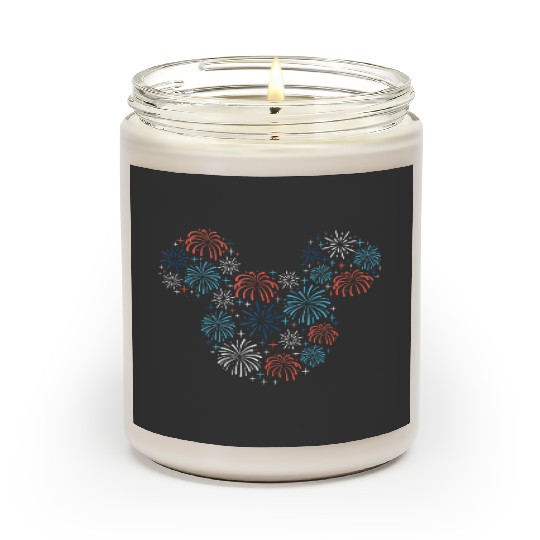 Disneyss Mickey Mouse Fireworks Americana Scented Candles