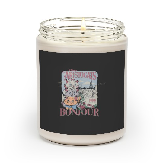 Disney The Aristocats Bonjour Paris Since 1979 Vintage Ad Scented Candles