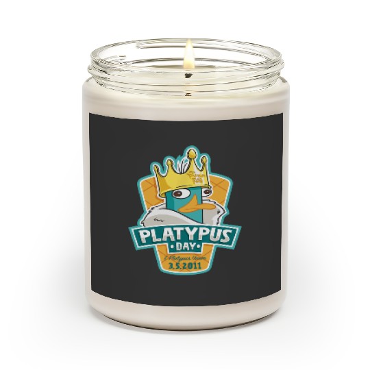 Disney Phineas And Ferb Platypus Day King Perry Portrait Scented Candles