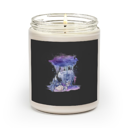 Disney Winnie The Pooh Eeyore Watercolor Rain Cloud Scented Candles