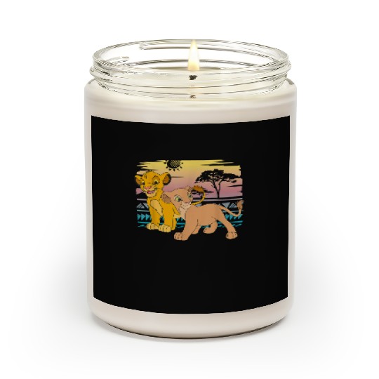 Disney The Lion King Young Simba Nala 90s Scented Candles