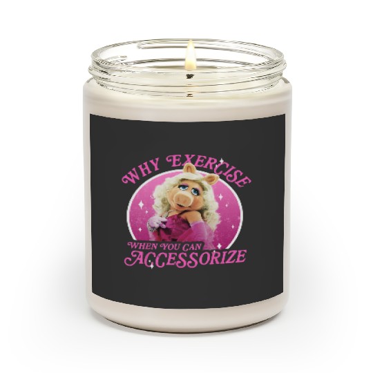 Disney The Muppets Miss Piggy Why Exercise Accessorize Scented Candles