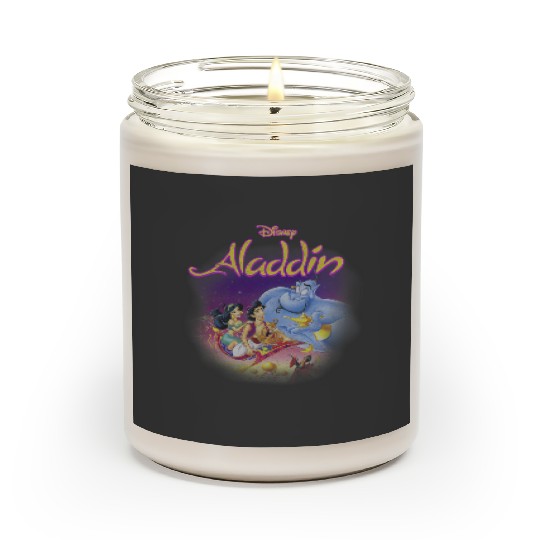 Disney Aladdin Magic Carpet Movie Cast Scented Candles