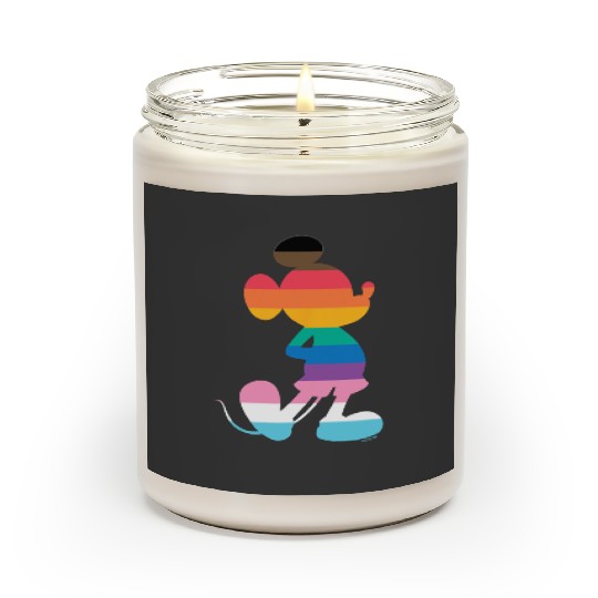 Disney Mickey Mouse Pride Inclusive Pose Rainbow Icon Fill Scented Candles